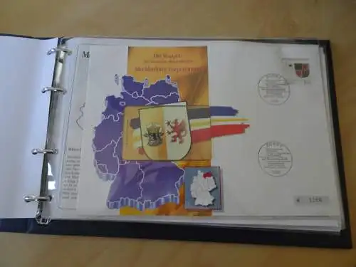 Bund Telefonkarten Briefe Wappen der Bundesländer 9 Stück (14800)