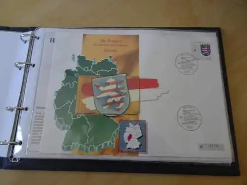 Bund Telefonkarten Briefe Wappen der Bundesländer 9 Stück (14800)