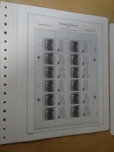UNO Wien 1985-1990 postfrisch komplett inkl. Kabe falzlos (14103)