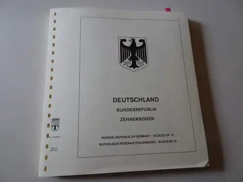 Bund Lindner T falzlos 10er Bogen Jahrgang 2004 (17646)