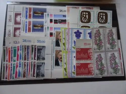 Berlin Jahrgang 1975 Viererblock postfrisch komplett (18056)