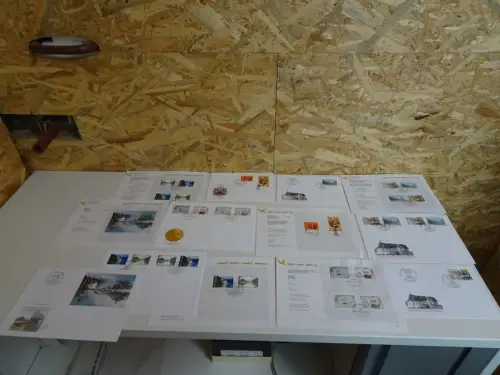 Schweiz 10 Belege mit Gemeinschaftsbelegen (20800)