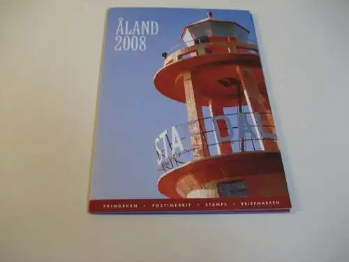 Aaland Jahreszusammenstellung 2008 postfrisch (21369)