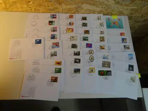 Schweiz Jahr 2002 kompletter Jahrgang FDC (20209)