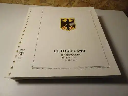 Bund 1969-1984 postfrisch komplett inkl. Lindner Blätter (22103)