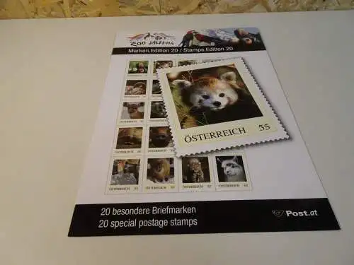 Österreich Marken Edition 20 gestempelt Tiere (23638H)