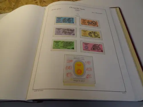 Olympiade 1972 Abosammlung über 50 Blatt (23086)