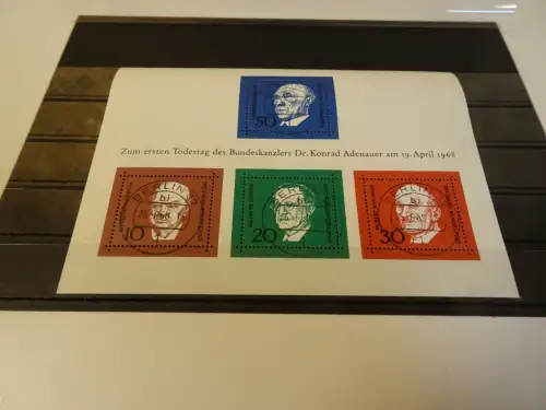 Bund Block 4 Vollstempel Berlin 12 (24444)