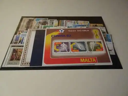 Malta Jahrgang 1980-1985 postfrisch komplett (25084)