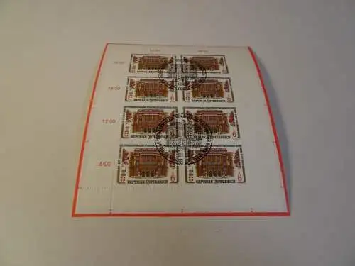 Österreich 19 Kleinbogen gestempelt aus 1988-2000 (26373H)