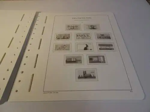 Bund Leuchtturm falzlos 1990-1995 mit Taschen (26653)