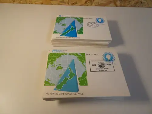 Neuseeland 190 Ganzsachen mit Sonderstempeln (26792)