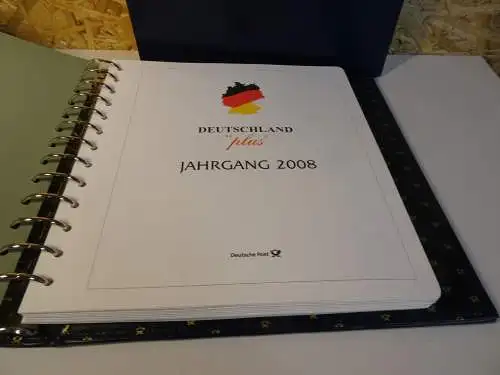 Dt. Post Deutschland Plus 2008+2009 inkl. Binder + Schuber (26614)