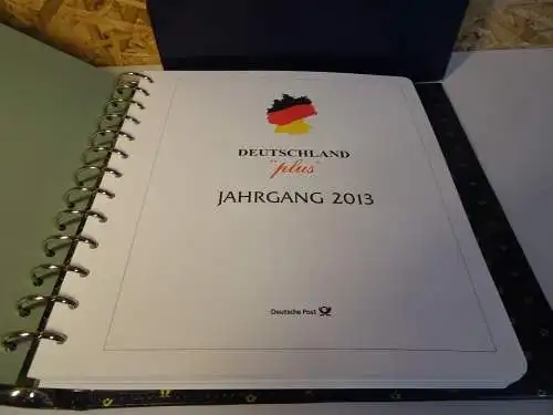 Dt. Post Deutschland Plus 2013-2014 falzlos inkl. Binder + Schuber (26609)