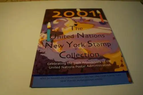 UNO New York Jahresmappe 2001 postfrisch (27046H)