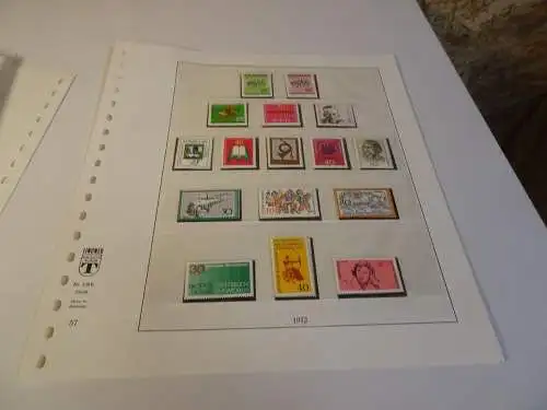 Bund 1972-1979 postfrisch + gestempelt komplett inkl. Lindner T (26743)