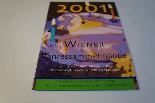 UNO Wien Jahresmappe 2001 postfrisch (27035H)