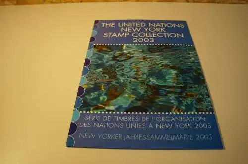 UNO New York Jahresmappe 2003 postfrisch (27044H)