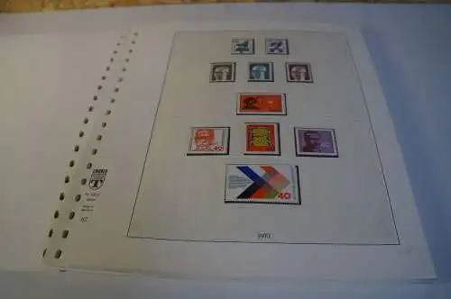 Bund 1970-1979 postfrisch + gestempelt komplett inkl. Lindner T (27657)