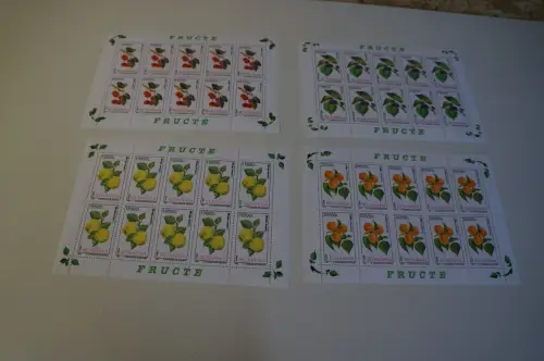 Rumänien Michel 5694-97 KB postfrische Früchte (27469)