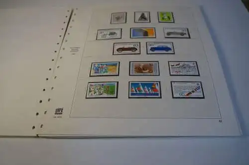 Bund 1975-1989 postfrisch komplett inkl. Safe falzlos Vordruck (28261)