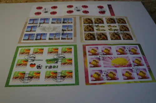 Bund Markenheftchen 86-90 gestempelt (28744)