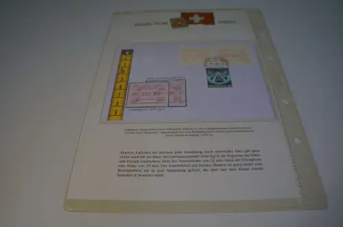 Schweiz Michel ATM 5 SbK 9 Übergröße (28558H)