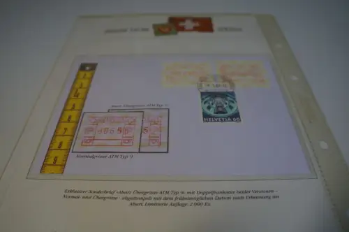 Schweiz Michel ATM 5 SbK 9 Übergröße (28558H)
