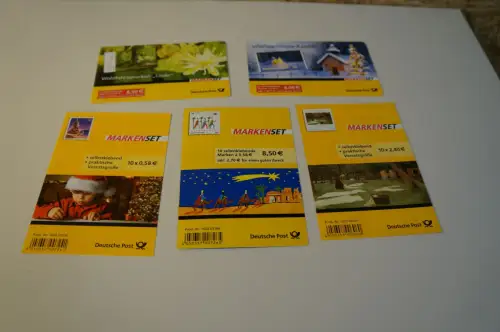 Bund Markenheftchen 91-95 gestempelt komplett (28742)