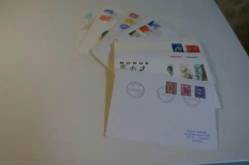 Norwegen FDC 1970-1974 komplett (28650)