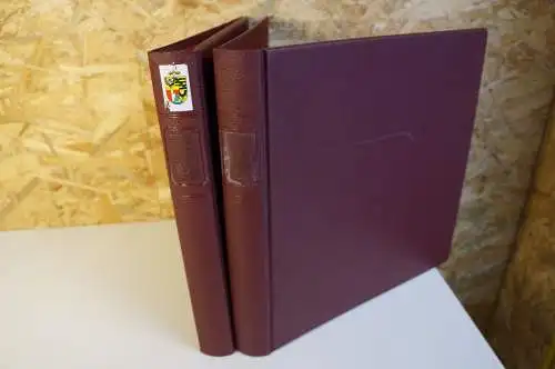 2 Lindner Ringbinder rot mit Mängeln (28857)