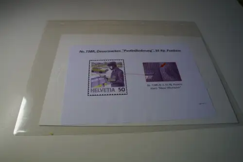 Schweiz Michel 1343 SbK 738R Ab2 Blauer Wischstrich (28573H)