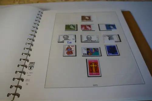Bund 1964-1979 postfrisch komplett in Lindner (28874)