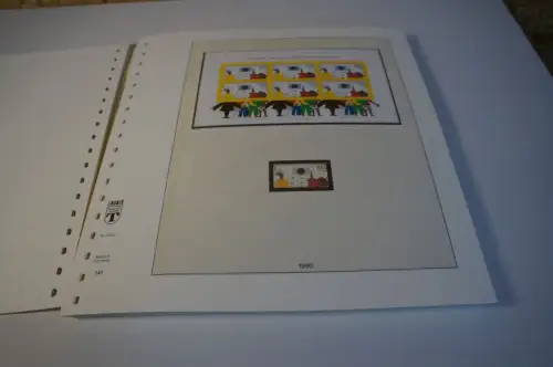Bund 1990-1994 postfrisch komplett inkl. Lindner T (29922)