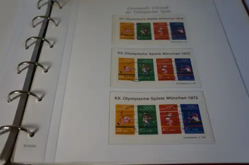 Bund Block 8 mit 54 Sonderstempeln in Ringbinder (29996)