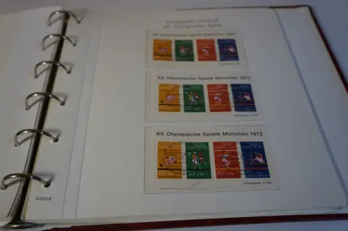 Bund Block 8 mit 54 Sonderstempeln in Ringbinder (29996)