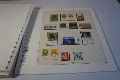 Bund 1970-1979 postfrisch inkl. Lindner T falzlos (30050)