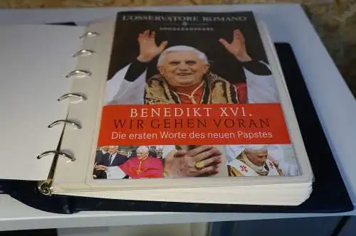 Papst Benedikt 3 bändige Abosammlung 170 Blatt (30183)