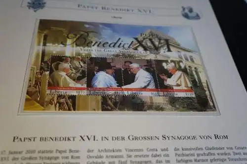 Papst Benedikt 3 bändige Abosammlung 170 Blatt (30183)