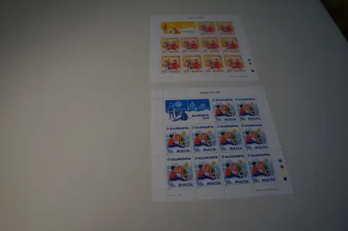 Malta Michel 816-817 Kleinbogen postfrisch Europa 1989 (30393)
