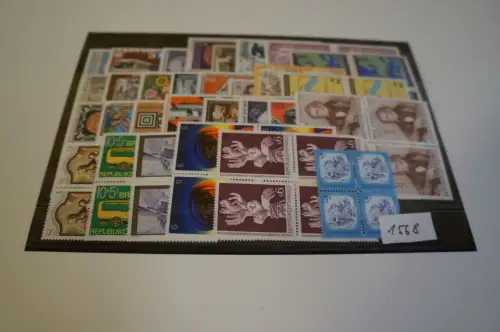 Österreich Jahrgang 1978 Viererblock postfrisch fast komplett (30568)