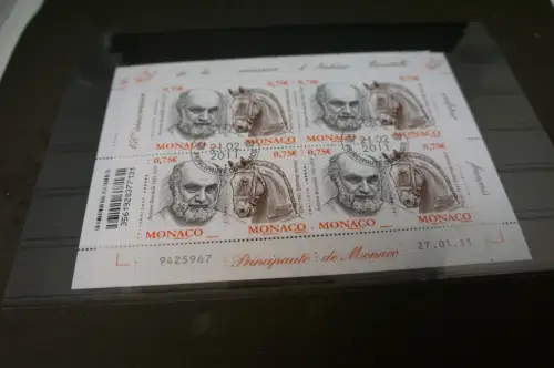 Monaco Michel 3024-3027 Kleinbogen gestempelt Bourdelle/Maillol (30602)