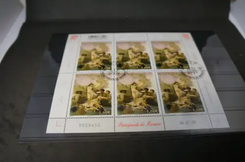Monaco Michel 2968 Kleinbogen gestempelt Gemälde (30609)