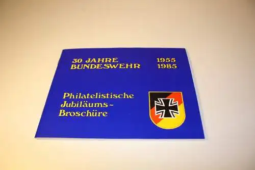 30 Jahre Bundeswehr Philatelistische Jubiläums Broschüre (30717)