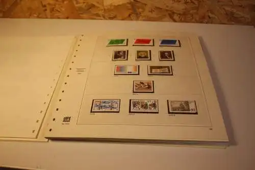 Bund 1980-1989 postfrisch komplett inkl. Safe Dual Blättern (30775)