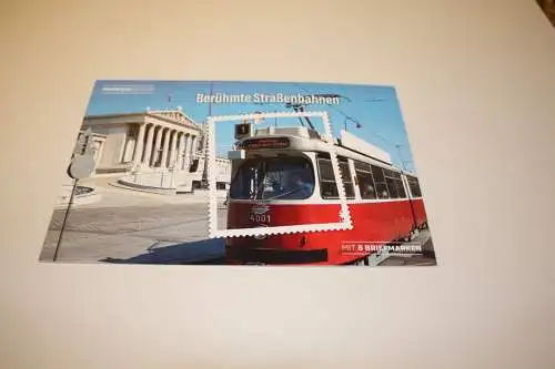 Österreich Folder berühmte Straßenbahnen (31039H)