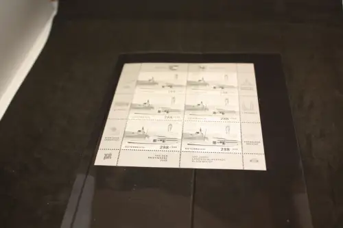 Österreich Michel 3399 ANK 3420 Kleinbogen Schwarzdruck gezähnt (31145)