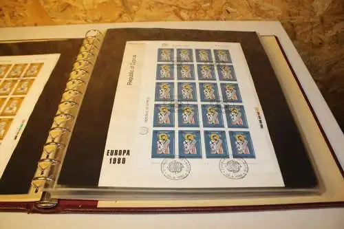 Europa Cept Blocks + KB FDC Sammlung (31181)