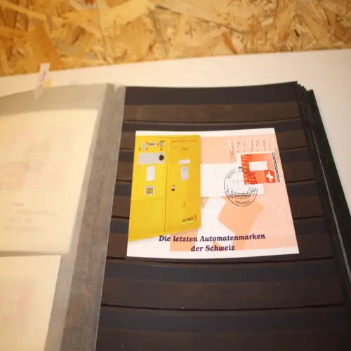 Schweiz ATM Sammlung im Einsteckbuch (31257)