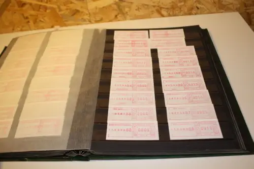 Schweiz ATM Sammlung im Einsteckbuch (31257)